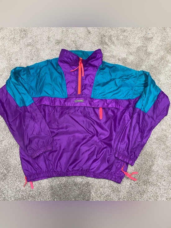 Columbia Sportswear Company Other - Vintage Columbia Sportswear 90s Color Block Pullover Windbreaker 1/2 Zip Men’s L